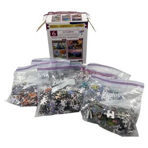 variety Pack 6 jigsaw Puzzles 200 300 500 Piece landscape underwater Art